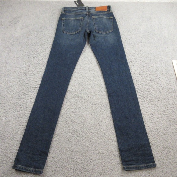 Buck Mason 12 Month Wash Slim Fit Stretch Jean size 28 x 34 Tall Skinny Blue NEW - Picture 6 of 13